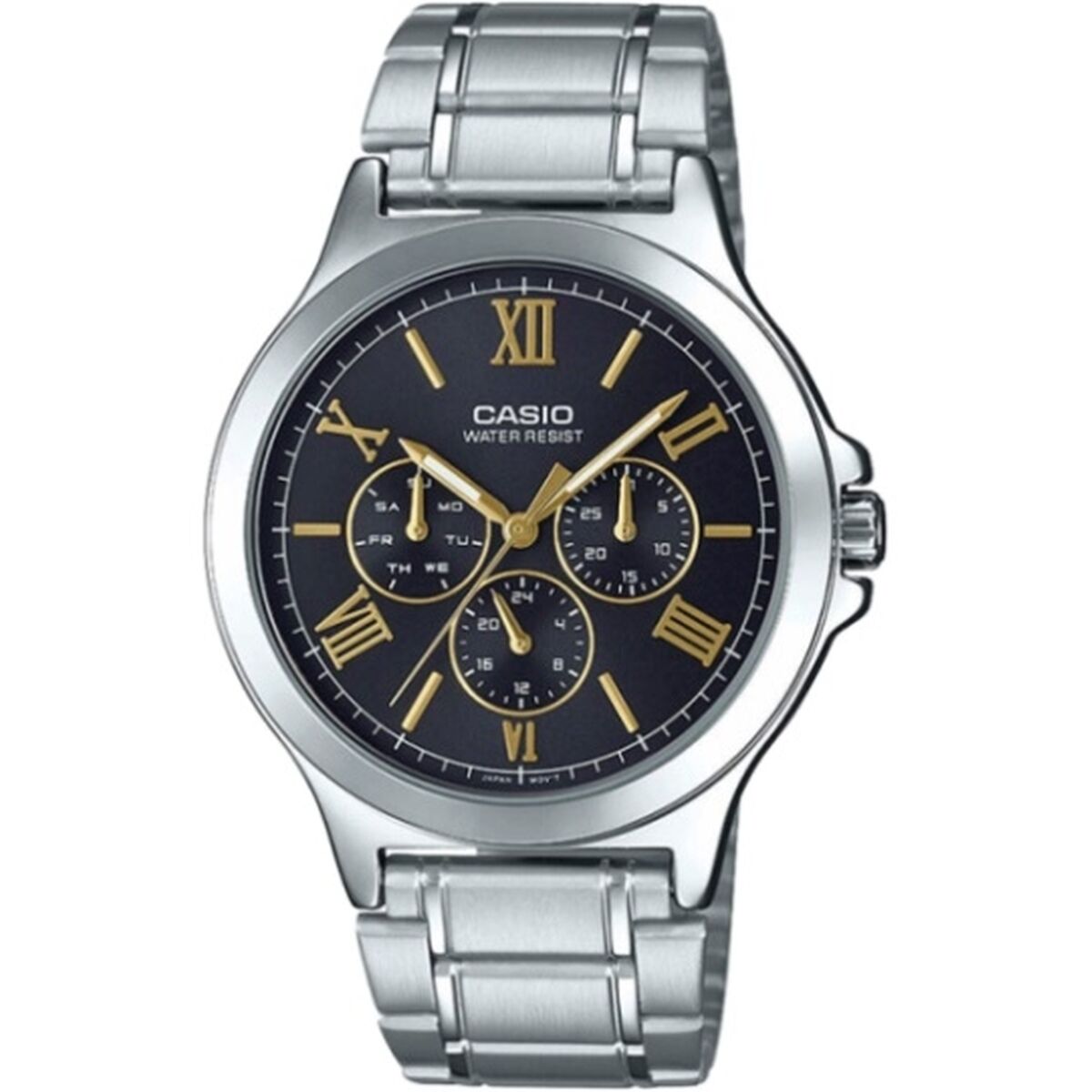 Montre Homme Casio COLLECTION Noir Argenté (Ø 41,5 mm) - Disponible chez Rue des Bijoux