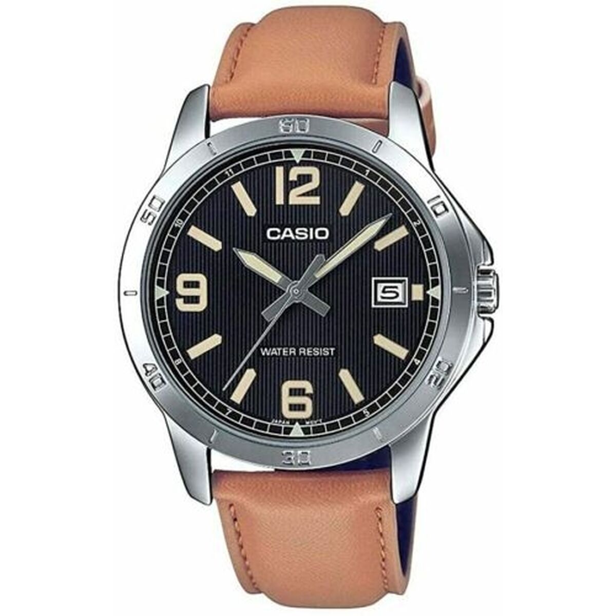 Montre Homme Casio COLLECTION Beige Noir (Ø 41 mm) - Disponible chez Rue des Bijoux