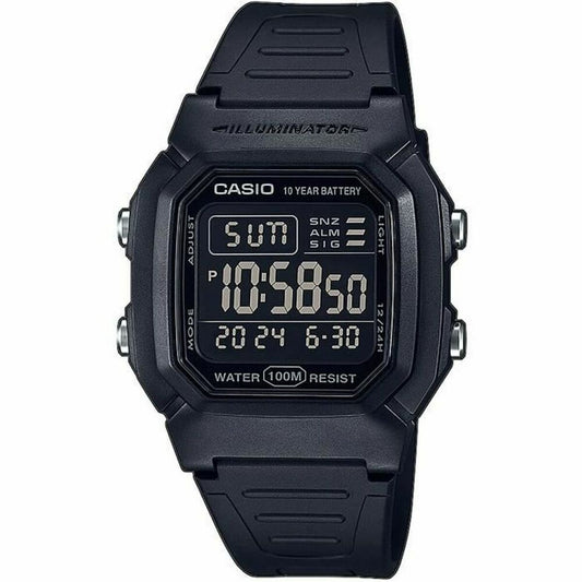 Montre Homme Casio W-800H-1BVES Ø 36 mm Noir - Disponible chez Rue des Bijoux