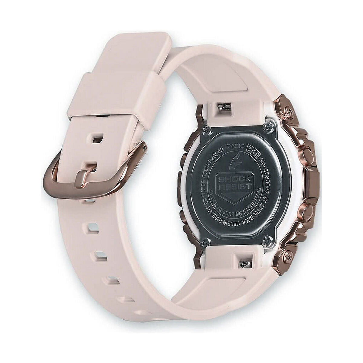 Montre Femme Casio G-Shock GM-S5600PG-4ER - Disponible chez Rue des Bijoux