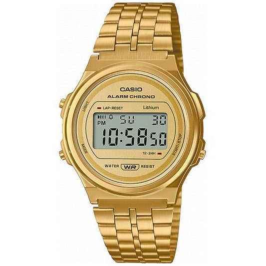 Montre Unisexe Casio A171WEG-9AEF Doré Vintage - Disponible chez Rue des Bijoux