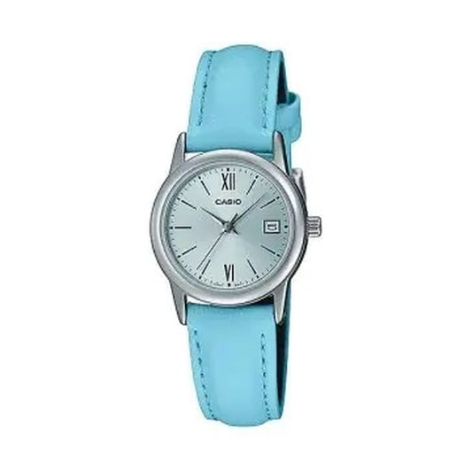 Montre Femme Casio COLLECTION Bleu (Ø 25 mm) - Disponible chez Rue des Bijoux