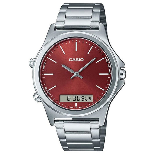 Montre Homme Casio COLLECTION Bordeaux (Ø 41,5 mm) - Disponible chez Rue des Bijoux