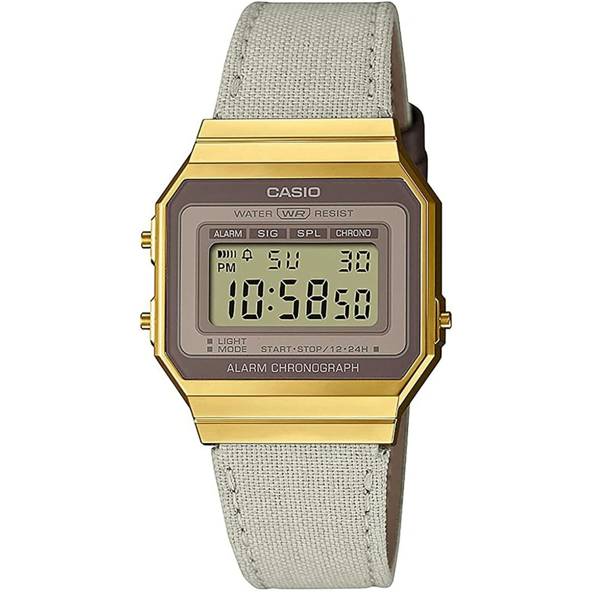 Montre Homme Casio A700WEGL-7AEF (Ø 37,4 mm) - Disponible chez Rue des Bijoux