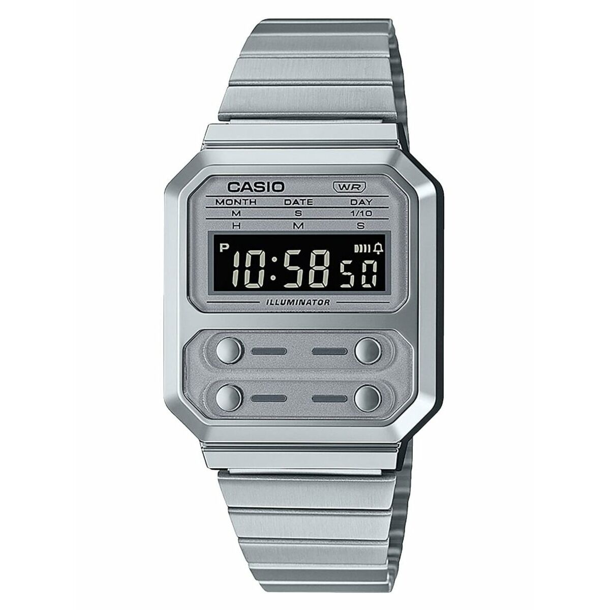 Montre Homme Casio A100WE-7BEF (Ø 33 mm) - Disponible chez Rue des Bijoux