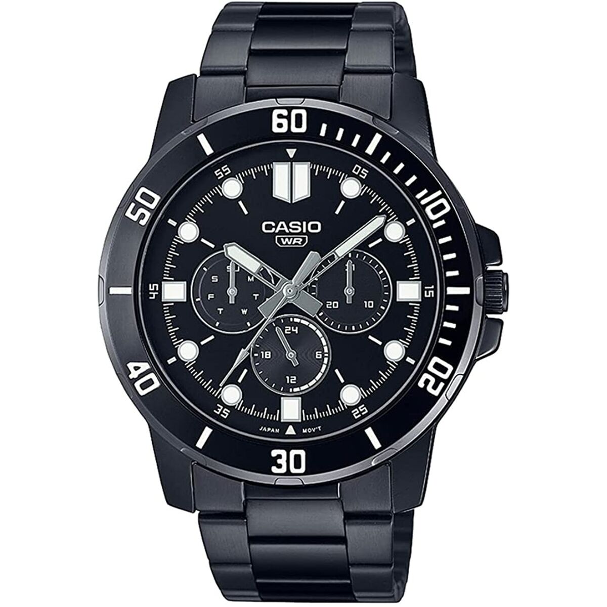 Montre Homme Casio COLLECTION Noir (Ø 45 mm) - Disponible chez Rue des Bijoux