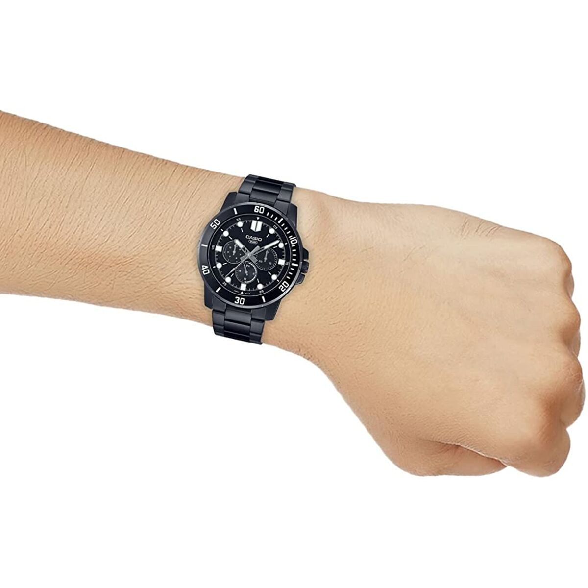 Montre Homme Casio COLLECTION Noir (Ø 45 mm) - Disponible chez Rue des Bijoux