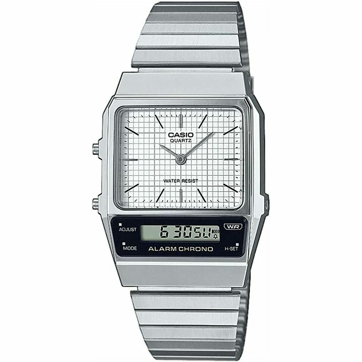 Montre Unisexe Casio VINTAGE EDGY COLLECTION Argenté (Ø 40 mm) - Disponible chez Rue des Bijoux