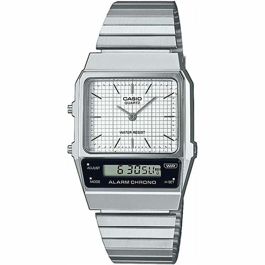 Montre Unisexe Casio VINTAGE EDGY COLLECTION Argenté (Ø 40 mm) - Disponible chez Rue des Bijoux