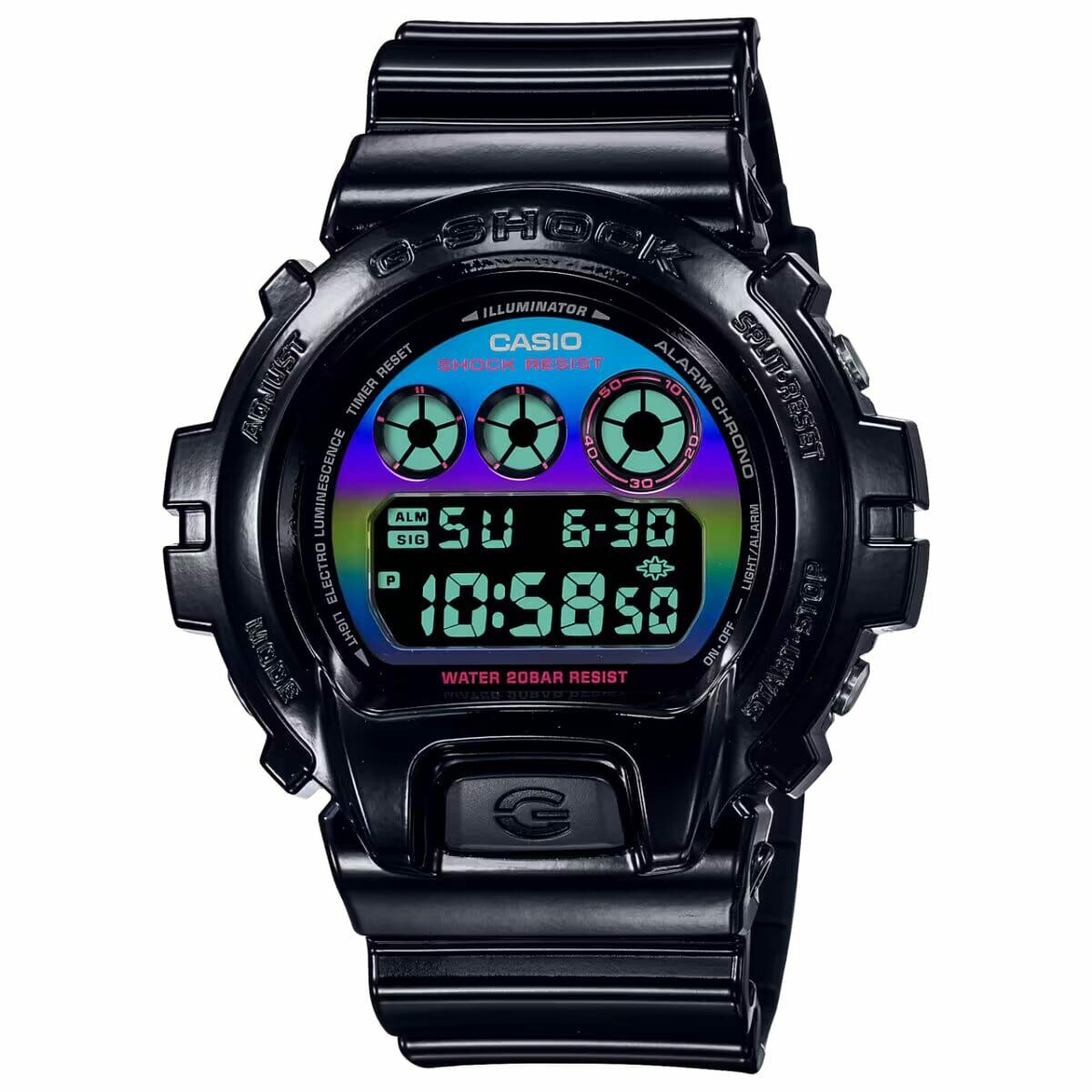 Montre Homme Casio DW-6900RGB-1ER (ø 54 mm) - Disponible chez Rue des Bijoux