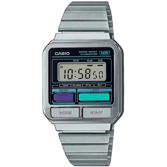 Montre Unisexe Casio A120WE-1AEF (Ø 40 mm) - Disponible chez Rue des Bijoux