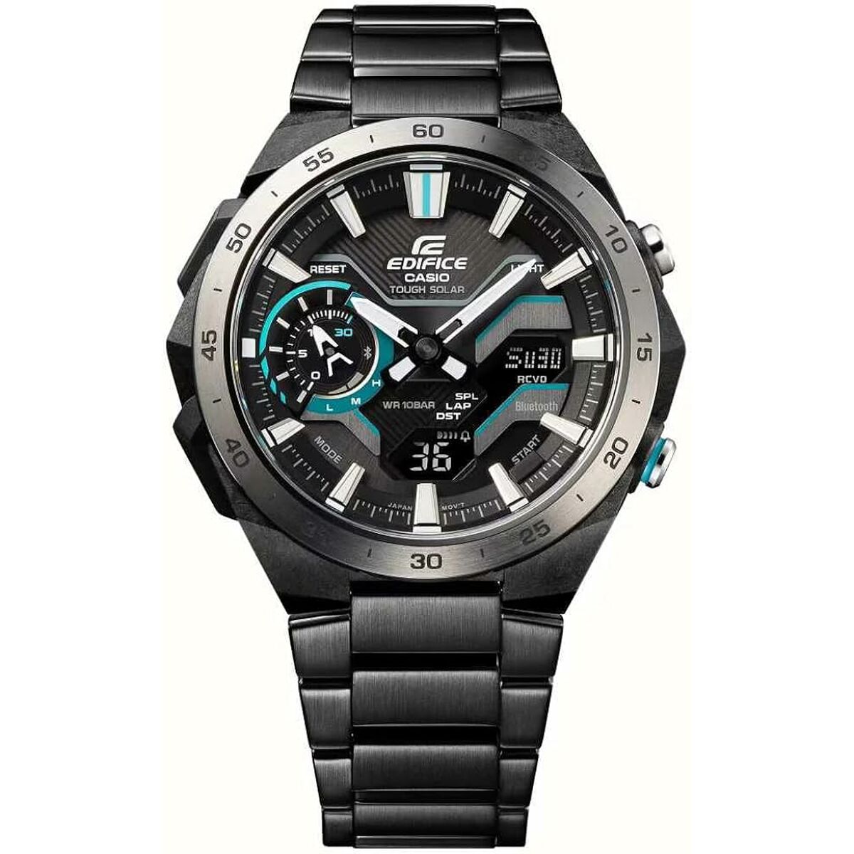 Montre Homme Casio  ECB-2200DD-1AEF Noir - Disponible chez Rue des Bijoux