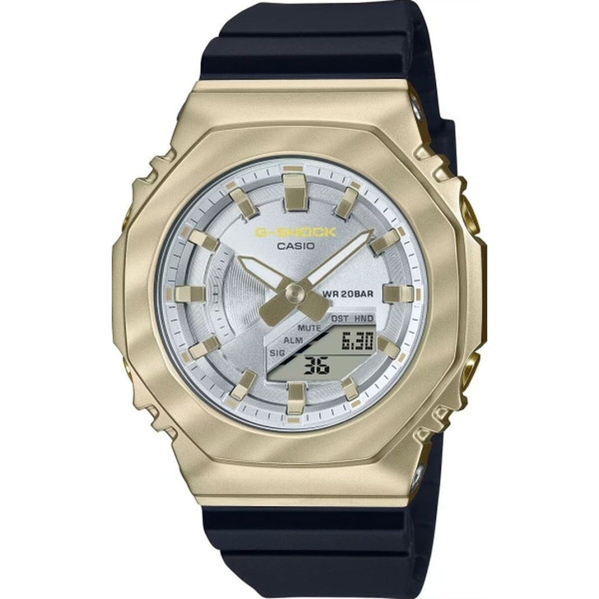 Montre Femme Casio G-Shock OAK METAL COVERED COMPACT - BELLE COURBE SERIE - Disponible chez Rue des Bijoux