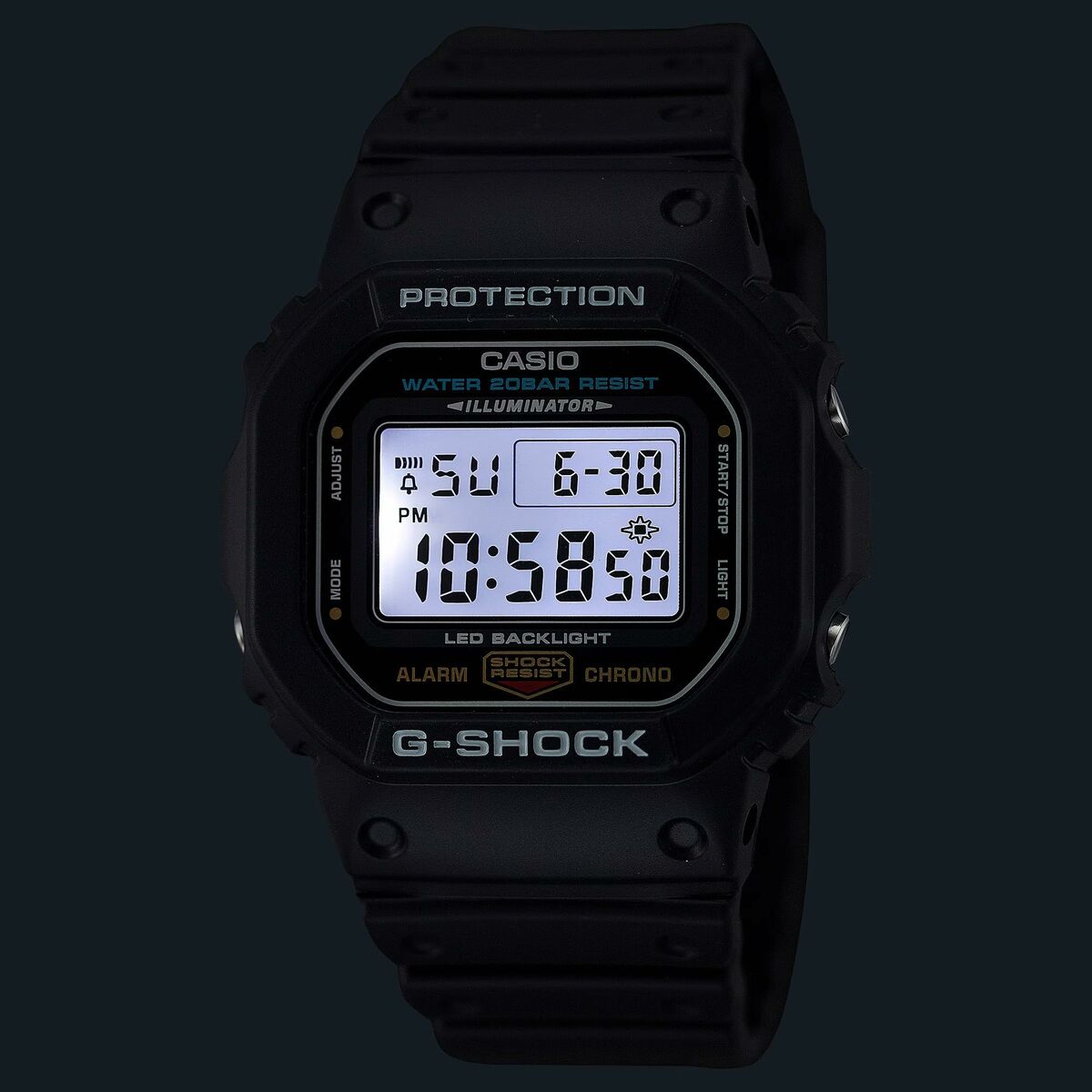 Montre Homme Casio G-Shock DW-5600UE-1ER (Ø 42,5 mm) - Disponible chez Rue des Bijoux