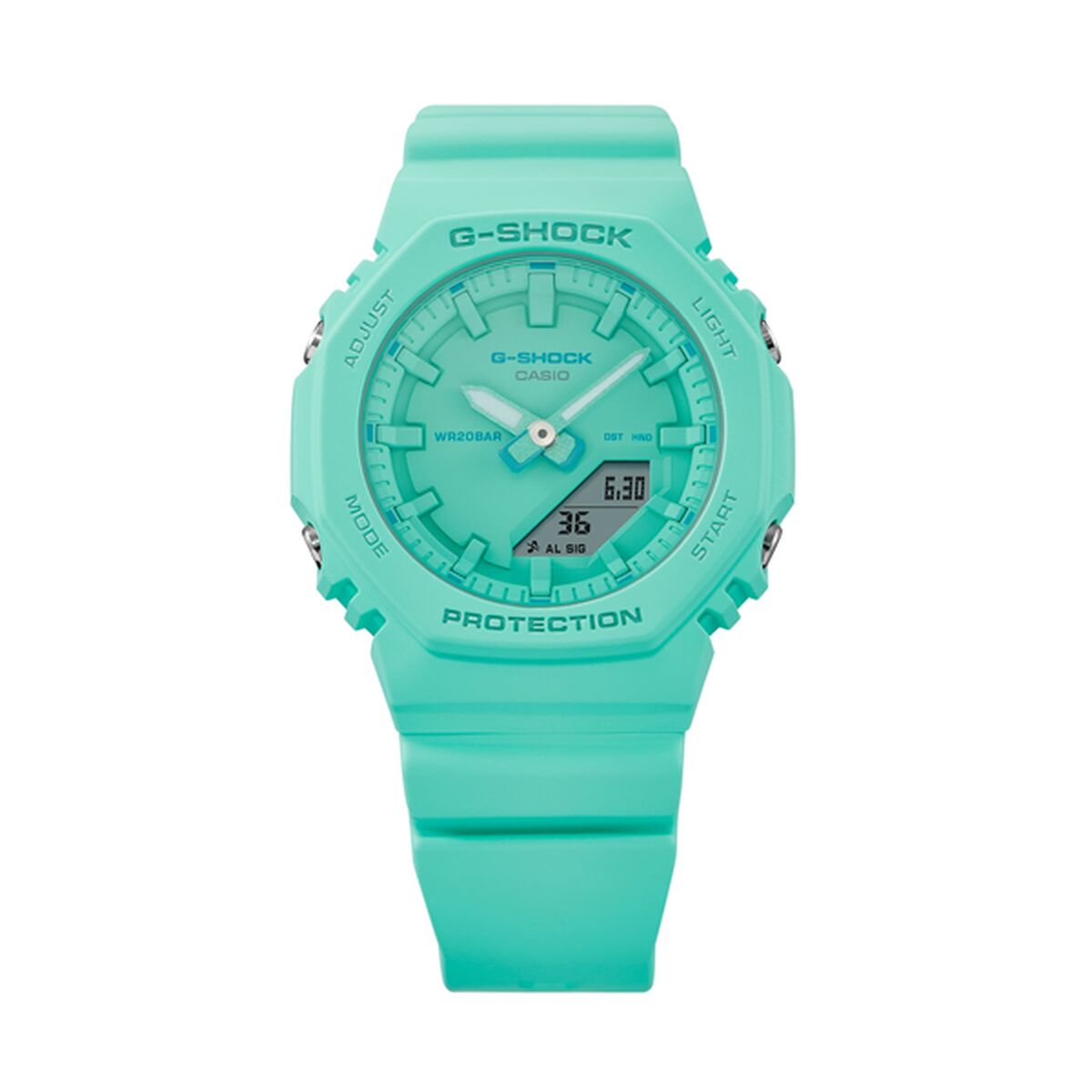 Montre Femme Casio GMA-P2100-2AER Turquoise - Disponible chez Rue des Bijoux