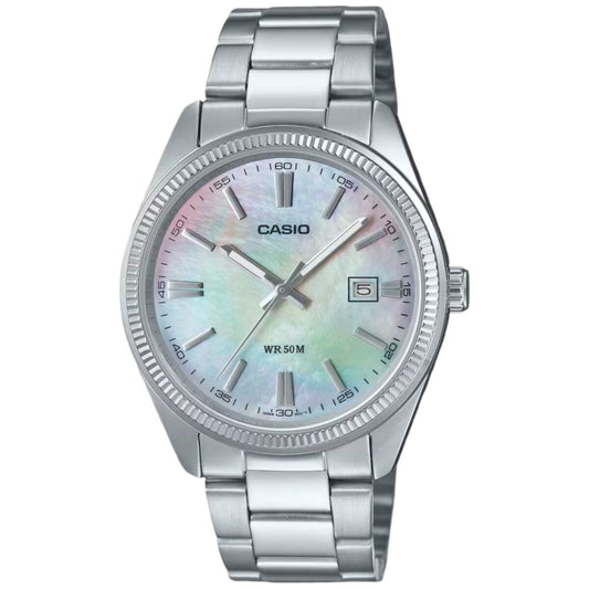 Montre Homme Casio DATE - SILVER, MOP DEAL (Ø 38,5 mm) - Disponible chez Rue des Bijoux