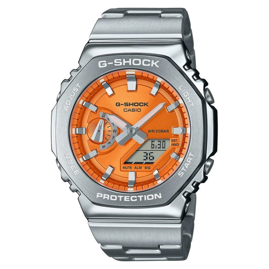 Montre Homme Casio G-Shock OAK G-STEEL VIVID ORANGE - Disponible chez Rue des Bijoux