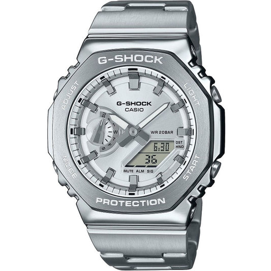 Montre Homme Casio G-Shock OAK G-STEEL CLASSIC SILVER - Disponible chez Rue des Bijoux