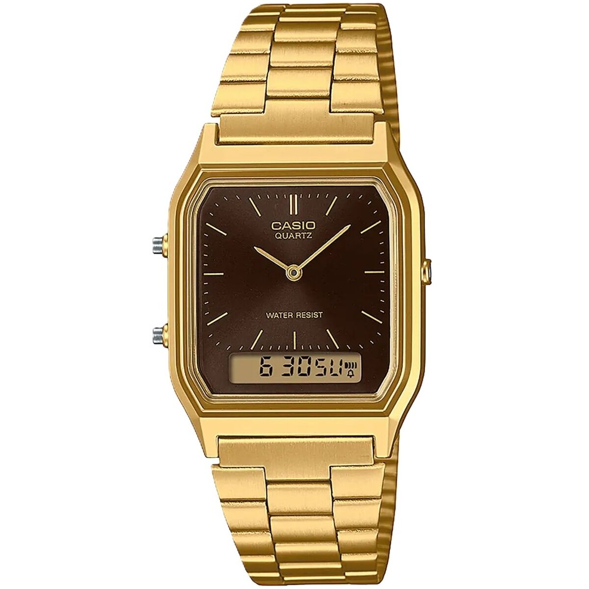 Montre Homme Casio AQ-230GA-5AMQYES Marron - Disponible chez Rue des Bijoux