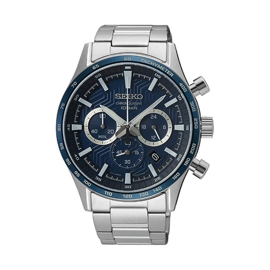 Image de Montre Homme Seiko SSB445P1 Argenté de Rue des Bijoux