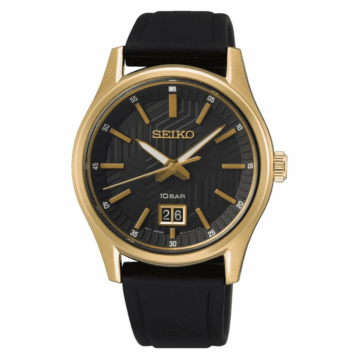 Image de Montre Homme Seiko SUR560P1 Noir de Rue des Bijoux