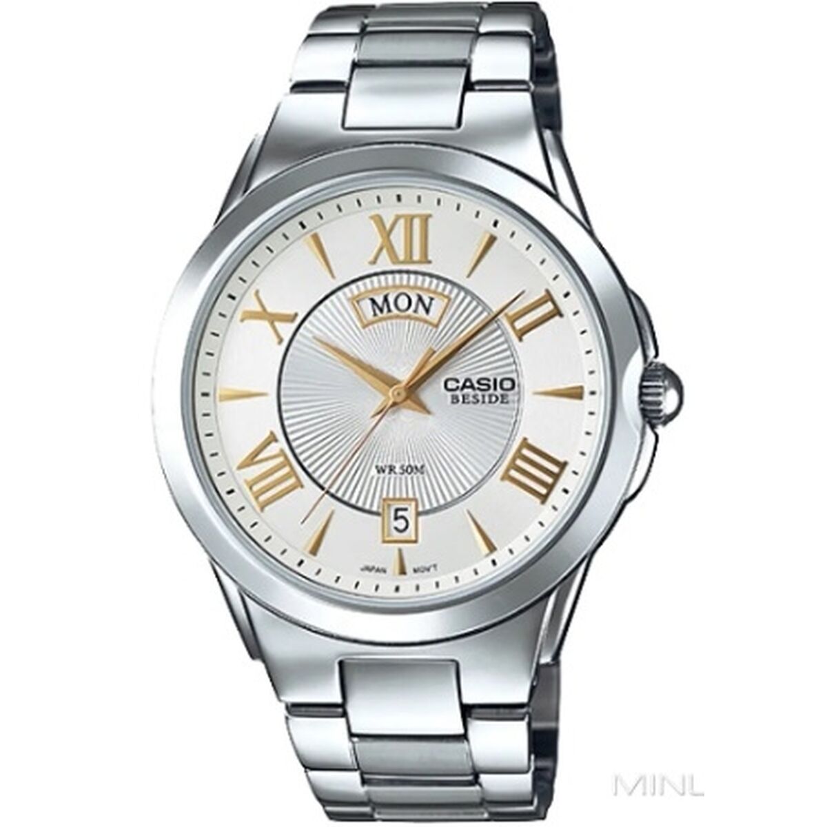 Montre Homme Casio BESIDE Argenté (Ø 41 mm) - Disponible chez Rue des Bijoux