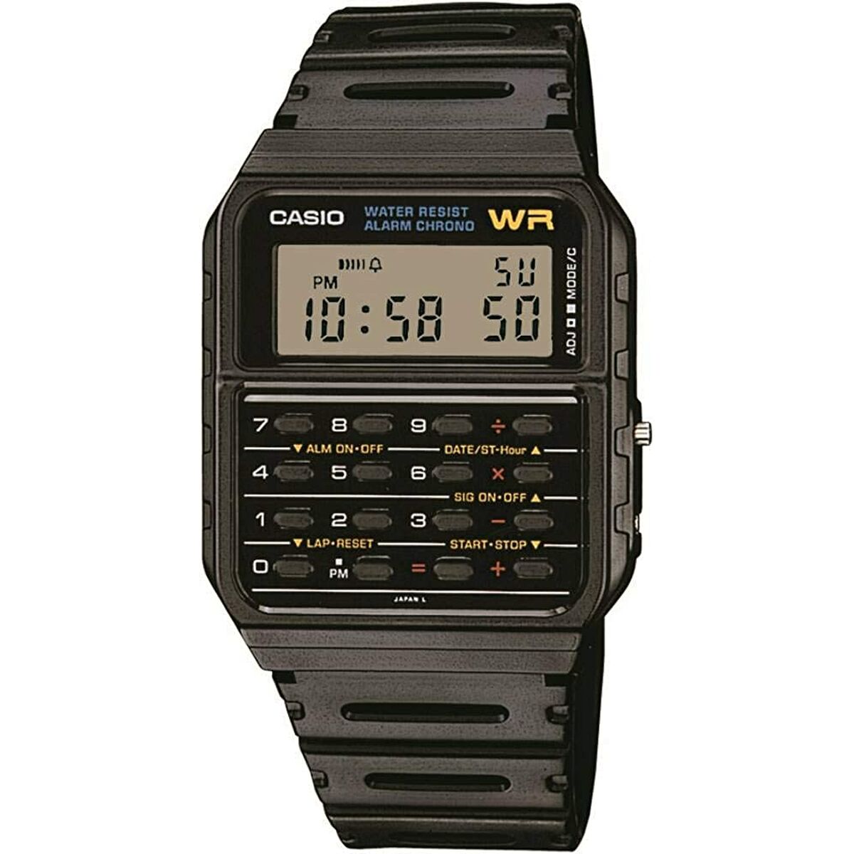 Montre Unisexe Casio CALCULATOR - Disponible chez Rue des Bijoux