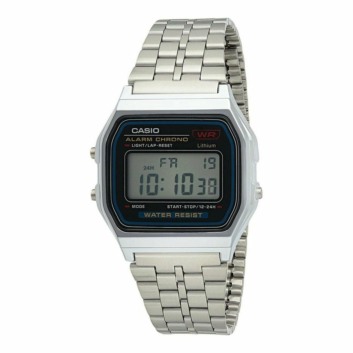 Montre Unisexe Casio A-159WA-N1 (Ø 33 mm) - Disponible chez Rue des Bijoux