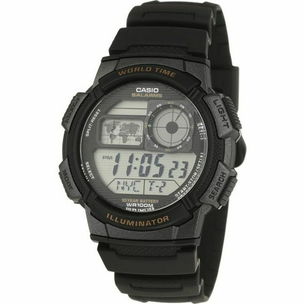 Montre Unisexe Casio AE-1000W-1AVEF Numérique Quartz Sportif - Disponible chez Rue des Bijoux