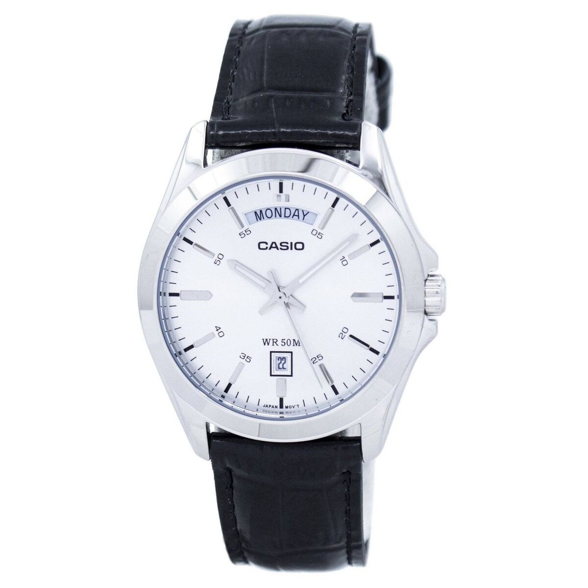 Montre Homme Casio DAY DATE Noir (Ø 40 mm) - Disponible chez Rue des Bijoux