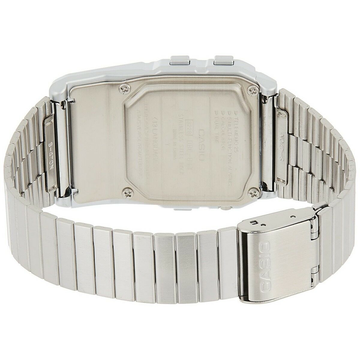 Montre Unisexe Casio DATABANK CALCULATOR STEEL - MATT CASE Gris - Disponible chez Rue des Bijoux