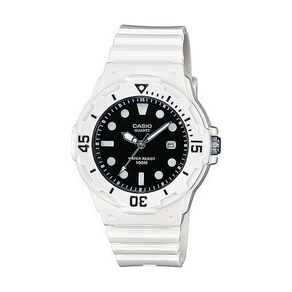 Montre Femme Casio COLLECTION Blanc (Ø 34 mm) - Disponible chez Rue des Bijoux