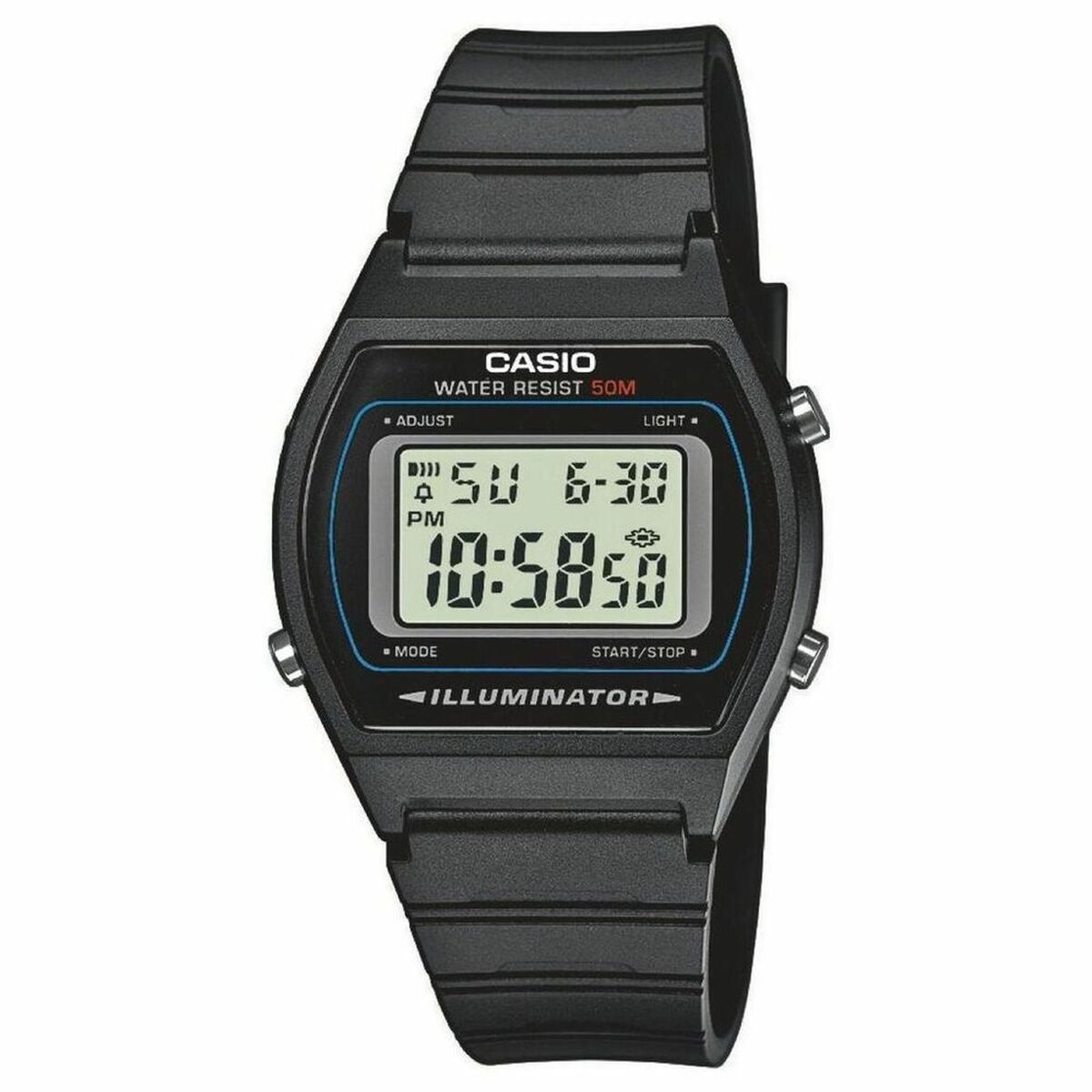 Montre Unisexe Casio W-202-1AVEF Numérique Noir - Disponible chez Rue des Bijoux