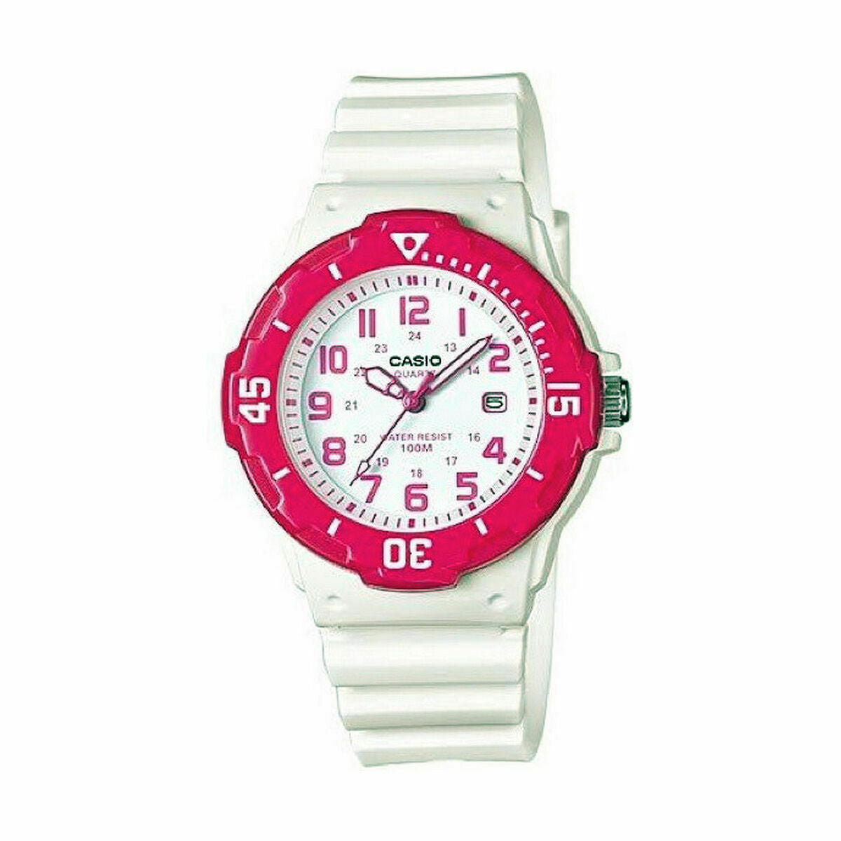 Montre Femme Casio COLLECTION Blanc (Ø 34 mm) - Disponible chez Rue des Bijoux