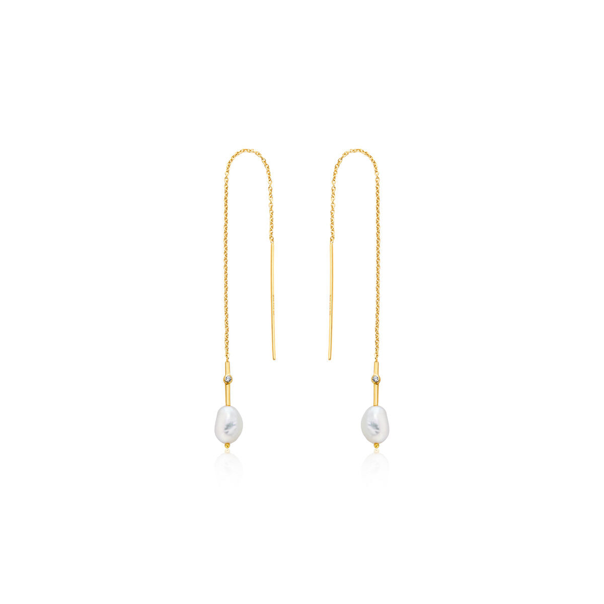 Image représentant Boucles d´oreilles Femme Ania Haie E019-01G Argent 925 4 cm, une création raffinée de Rue des Bijoux