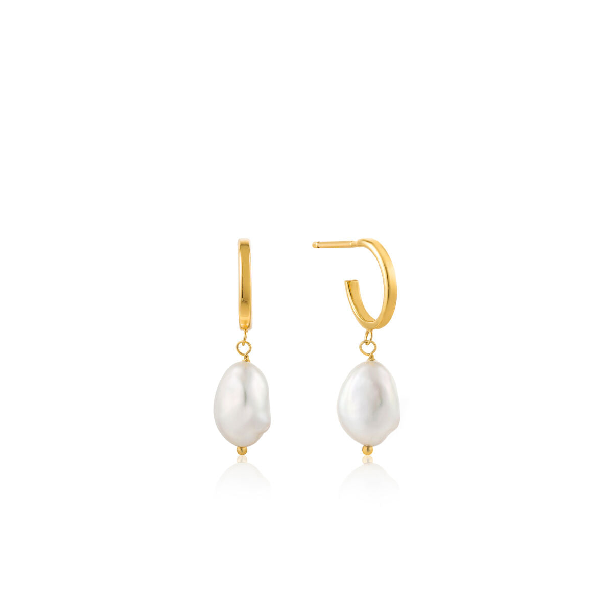 Image représentant Boucles d´oreilles Femme Ania Haie E019-02G Argent 925 2 cm, une création raffinée de Rue des Bijoux