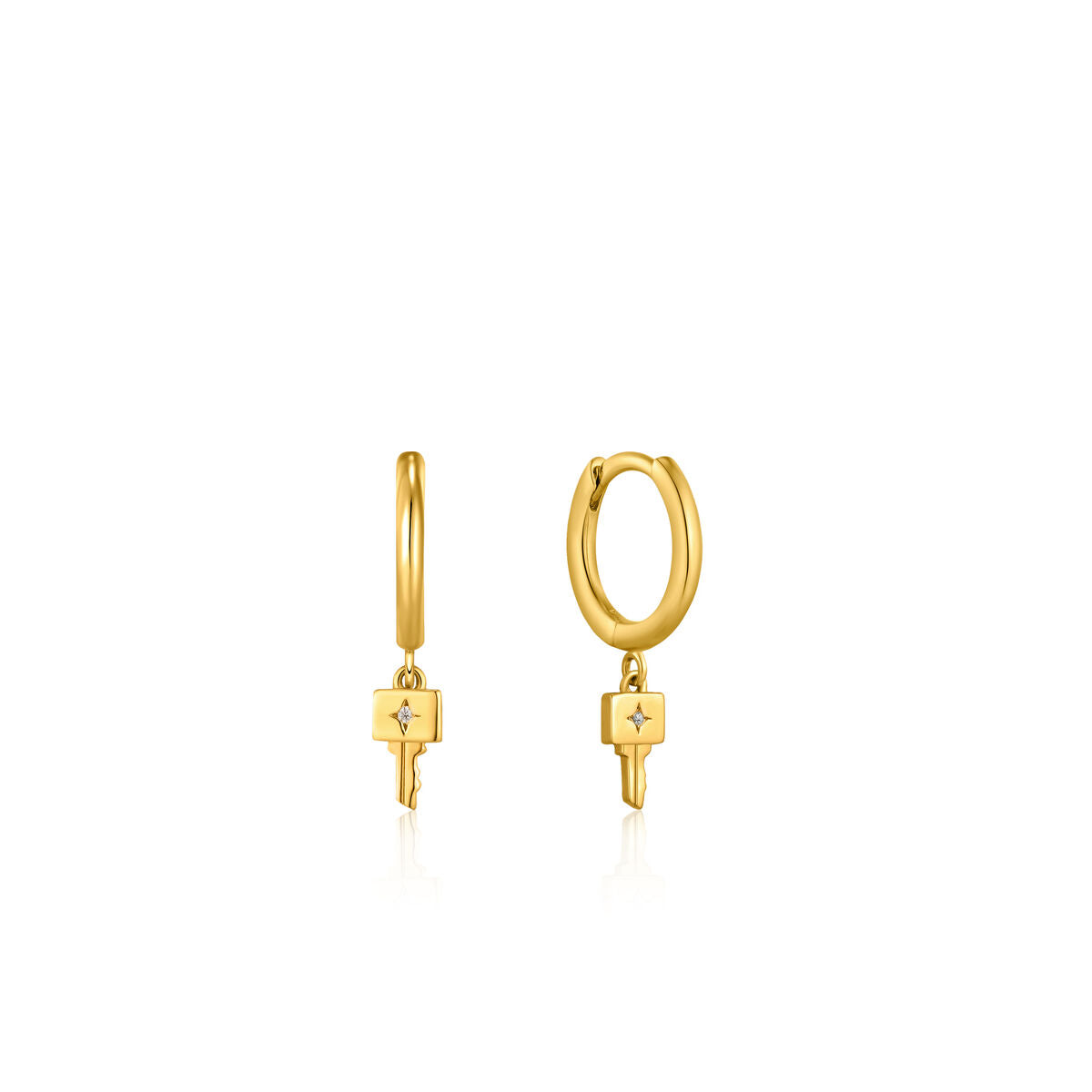 Image représentant Boucles d´oreilles Femme Ania Haie E032-04G 0,5 cm, une création raffinée de Rue des Bijoux