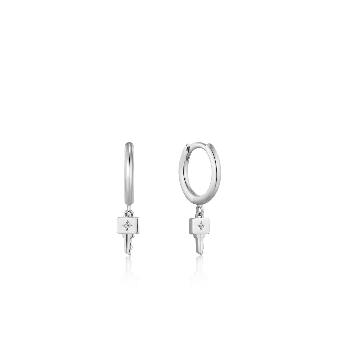 Image représentant Boucles d´oreilles Femme Ania Haie E032-04H Argent 925 1 cm, une création raffinée de Rue des Bijoux