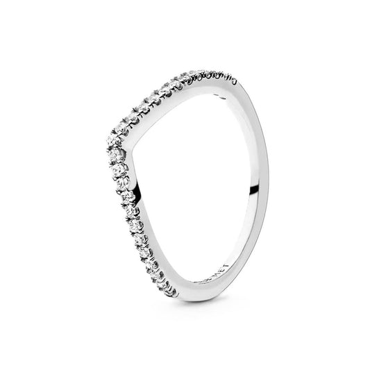 Image de Bague Femme Pandora WISHBONE SILVER - SIZE 58, un produit de qualité par Rue des Bijoux