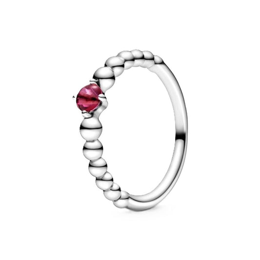 Image de Bague Femme Pandora RED STONE - RING - SIZE 56, un produit de qualité par Rue des Bijoux