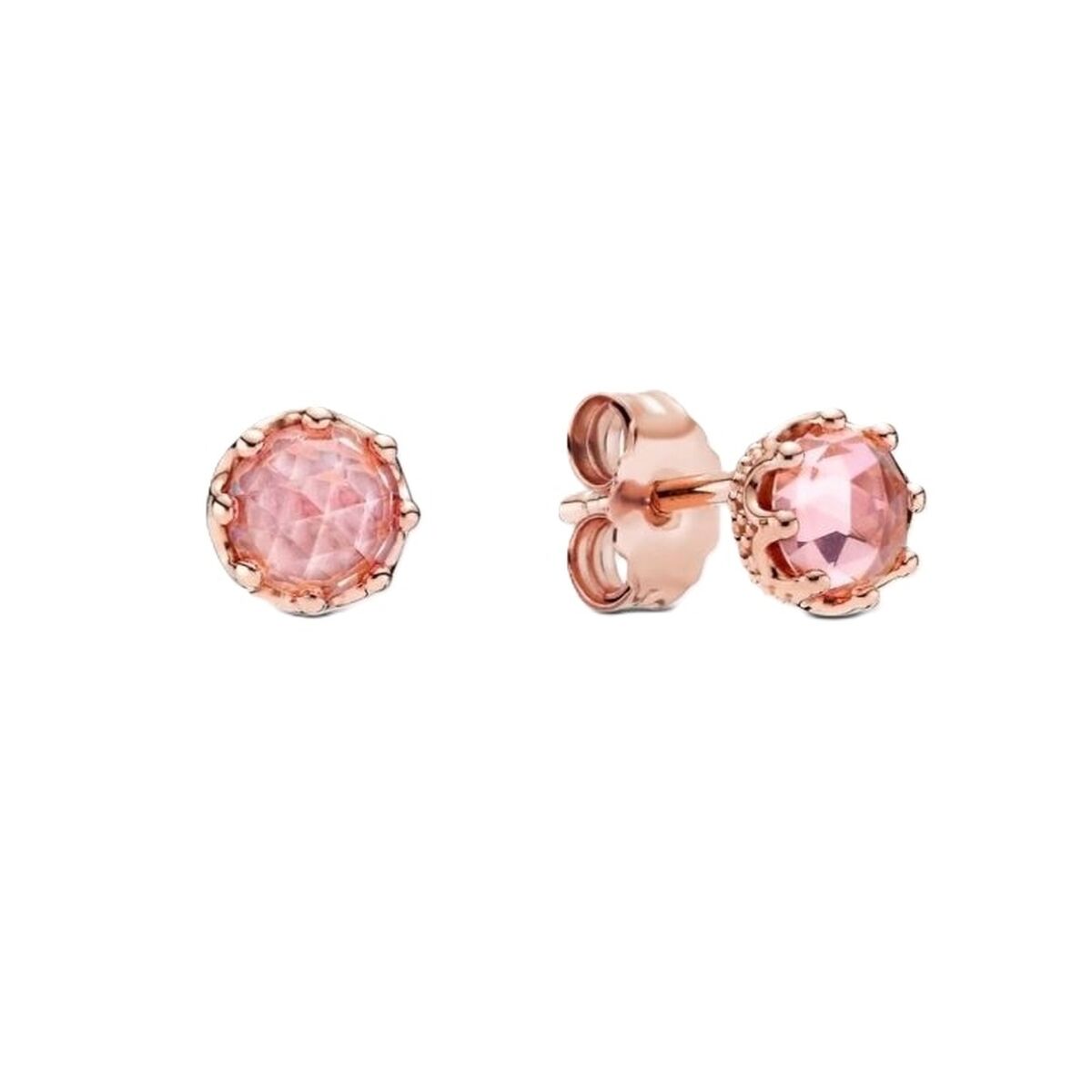 Image de Boucles d´oreilles Femme Pandora PINK SPARKLING CROWN Argent 925, un produit de qualité par Rue des Bijoux