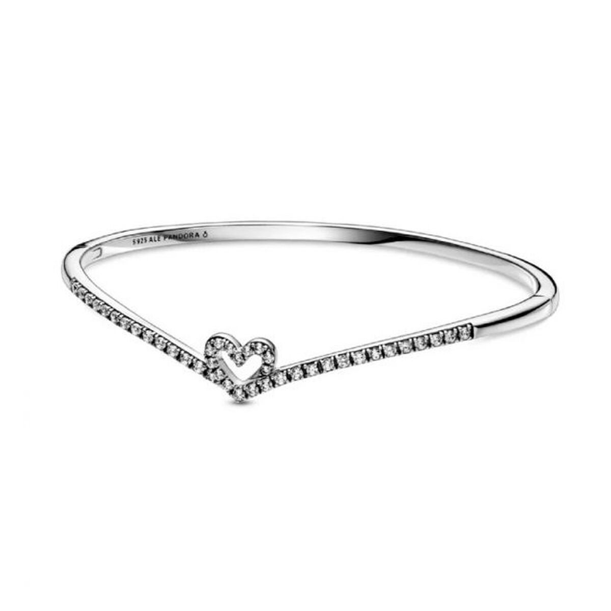 Image de Bracelet Femme Pandora CHEVRON HEART, un produit de qualité par Rue des Bijoux