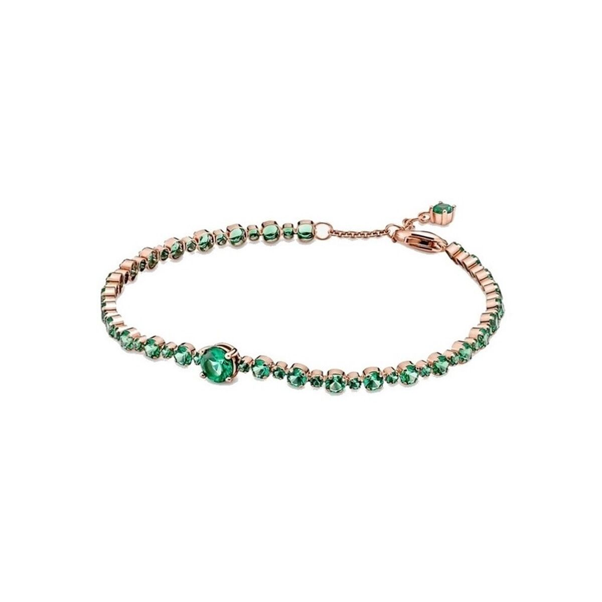 Image de Bracelet Femme Pandora SPARKLING GREEN, un produit de qualité par Rue des Bijoux