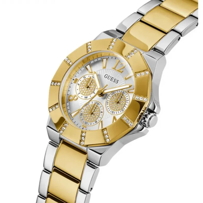 Image de Montre Guess GW0616L2, disponible chez Rue des Bijoux, parfaite pour un look élégant et sophistiqué.