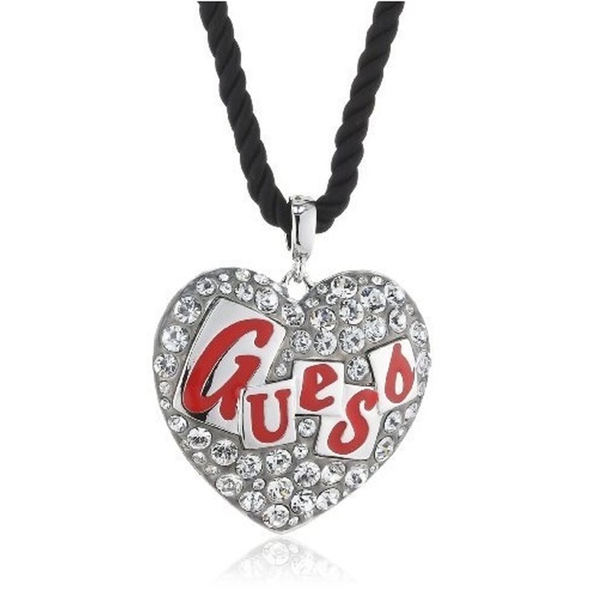 Image de Collier Femme Guess UBN71221, disponible chez Rue des Bijoux, parfaite pour un look élégant et sophistiqué.