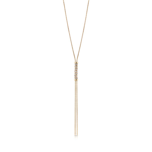 Image de Collier Femme Guess UBN28051 65 cm, disponible chez Rue des Bijoux, parfaite pour un look élégant et sophistiqué.