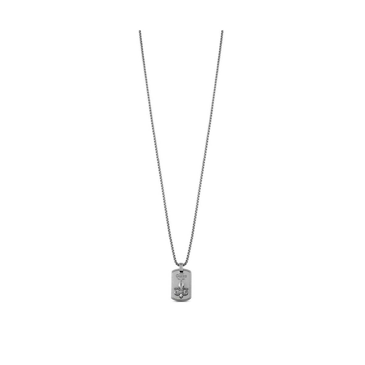 Image de Collier Homme Guess JUMN01324JWAST-U, disponible chez Rue des Bijoux, parfaite pour un look élégant et sophistiqué.