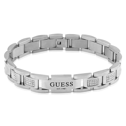 Image de Bracelet Unisexe Guess JUMB01342JWSTT-U, disponible chez Rue des Bijoux, parfaite pour un look élégant et sophistiqué.