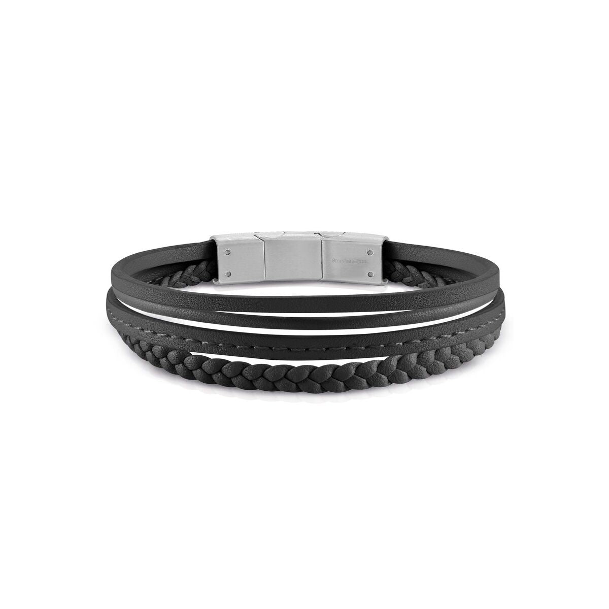 Image de Bracelet Femme Guess JUMB01345JWSTBKT-U Noir, disponible chez Rue des Bijoux, parfaite pour un look élégant et sophistiqué.