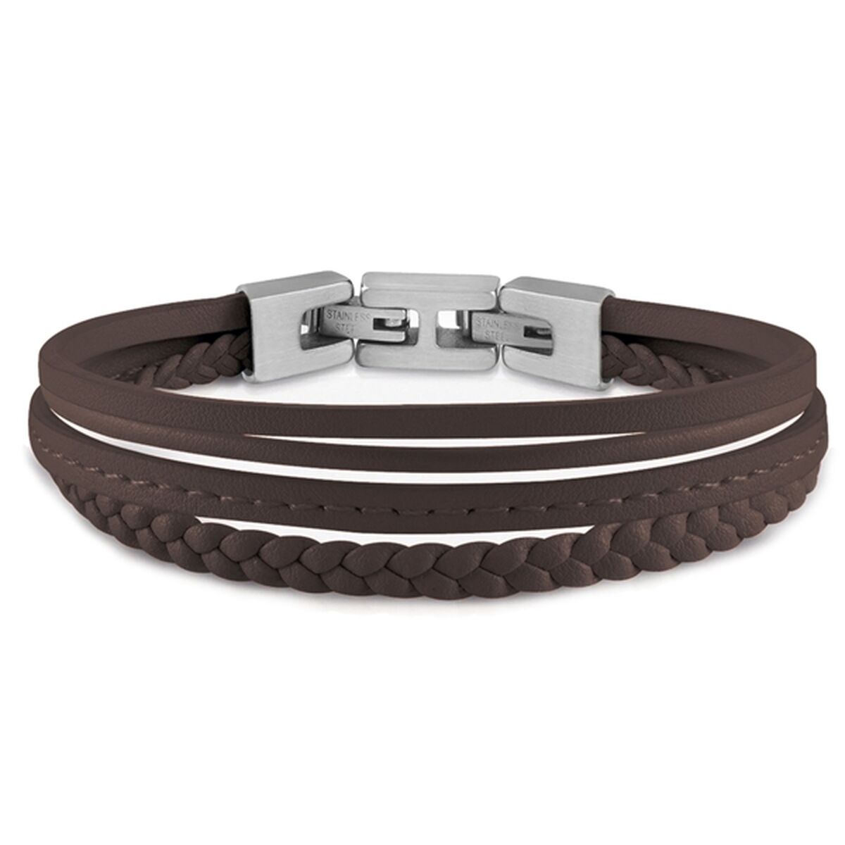 Image de Bracelet Homme Guess JUMB01345JWSTBWT-U, disponible chez Rue des Bijoux, parfaite pour un look élégant et sophistiqué.